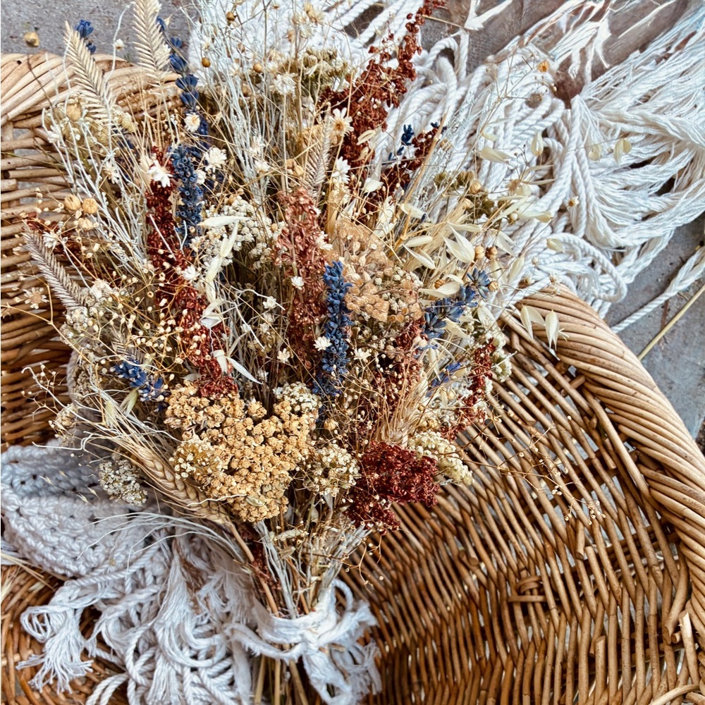 Rustic Wild Flower Dried Bouquet